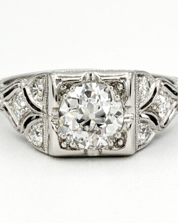 vintage-platinum-engagement-ring-with-0-64-carat-old-european-cut-diamond-gia-g-vvs2
