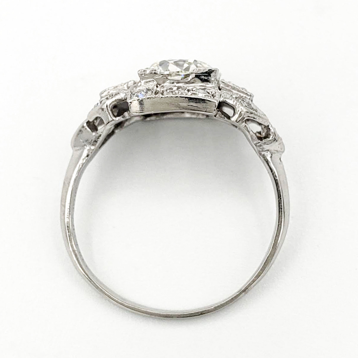 vintage-platinum-engagement-ring-with-1-04-carat-old-european-cut-diamond-egl-g-vs2