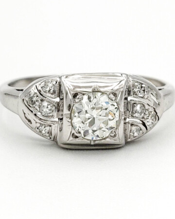 vintage-platinum-engagement-ring-with-0-41-carat-old-european-cut-diamond-egl-i-vs2