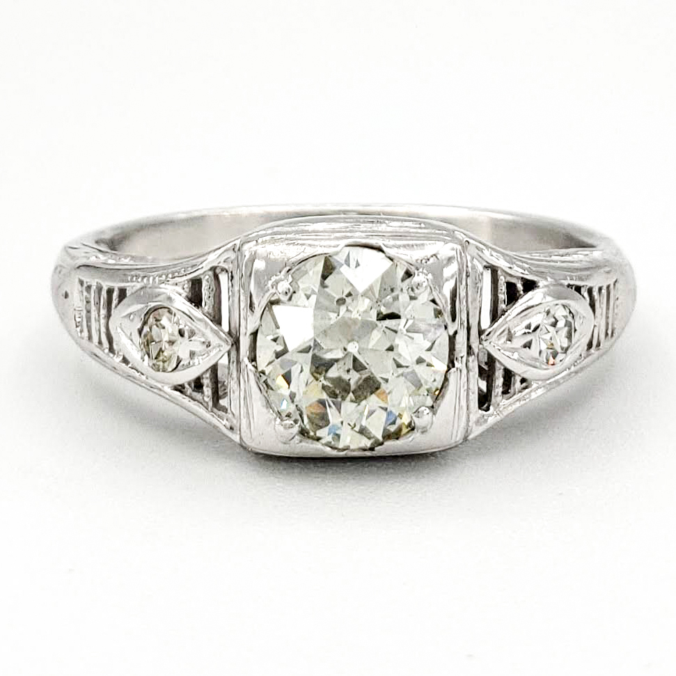 vintage-14-karat-gold-engagement-ring-with-0-69-carat-old-european-cut-diamond-egl-l-vs2