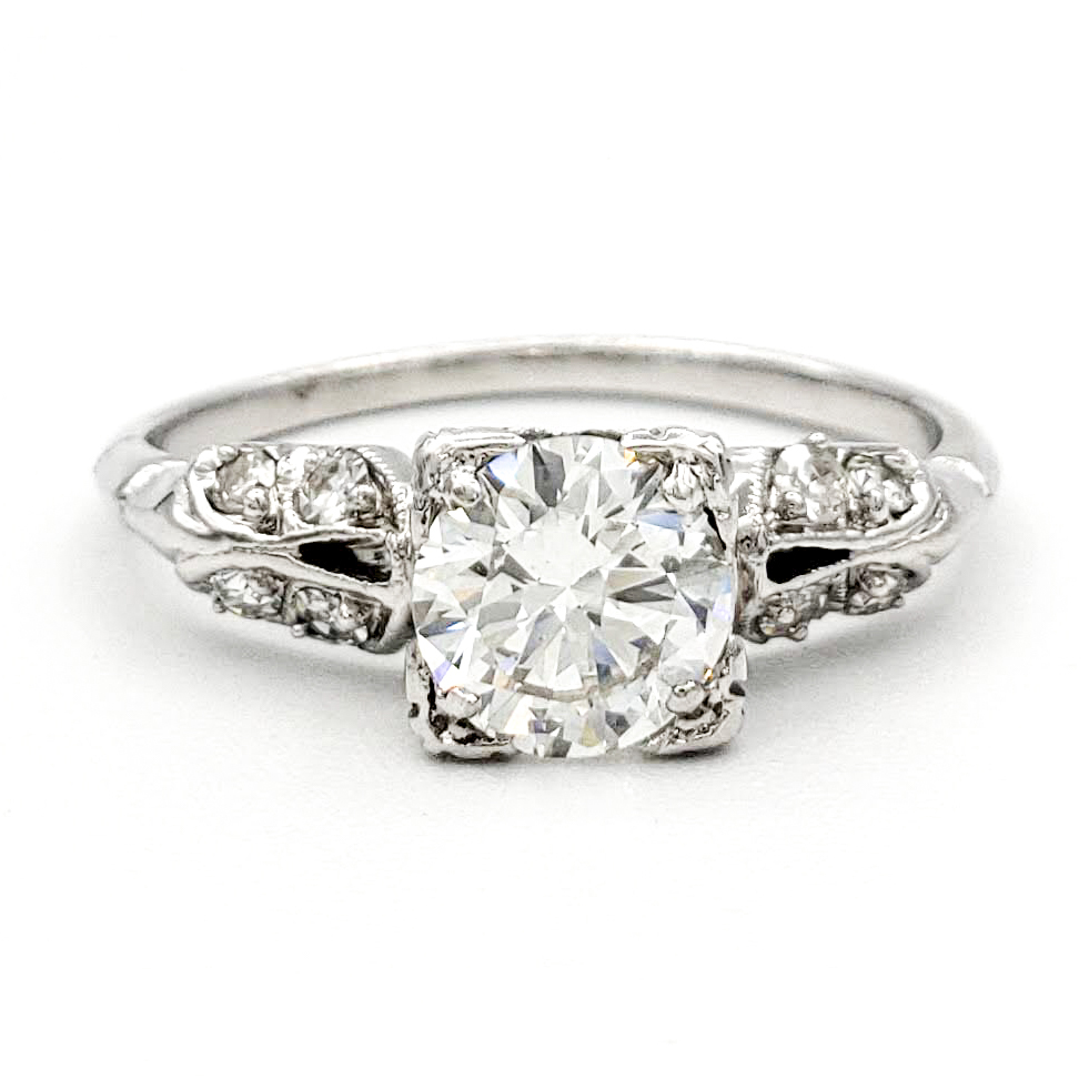 vintage-platinum-engagement-ring-with-0-68-carat-round-brilliant-cut-diamond-egl-h-vs1