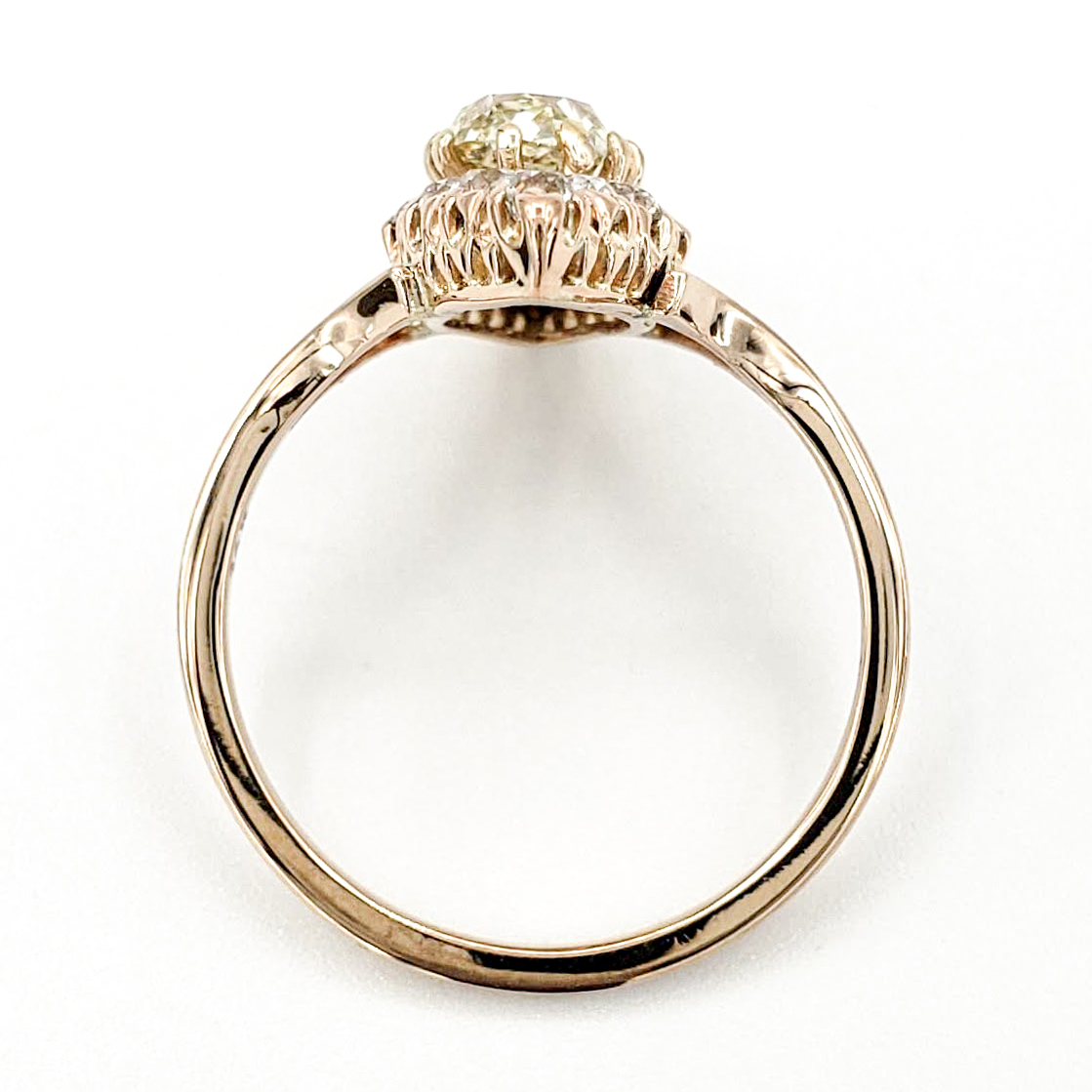 vintage-14-karat-gold-engagement-ring-with-0-85-carat-old-mine-cut-diamond-gia-uv-vs2