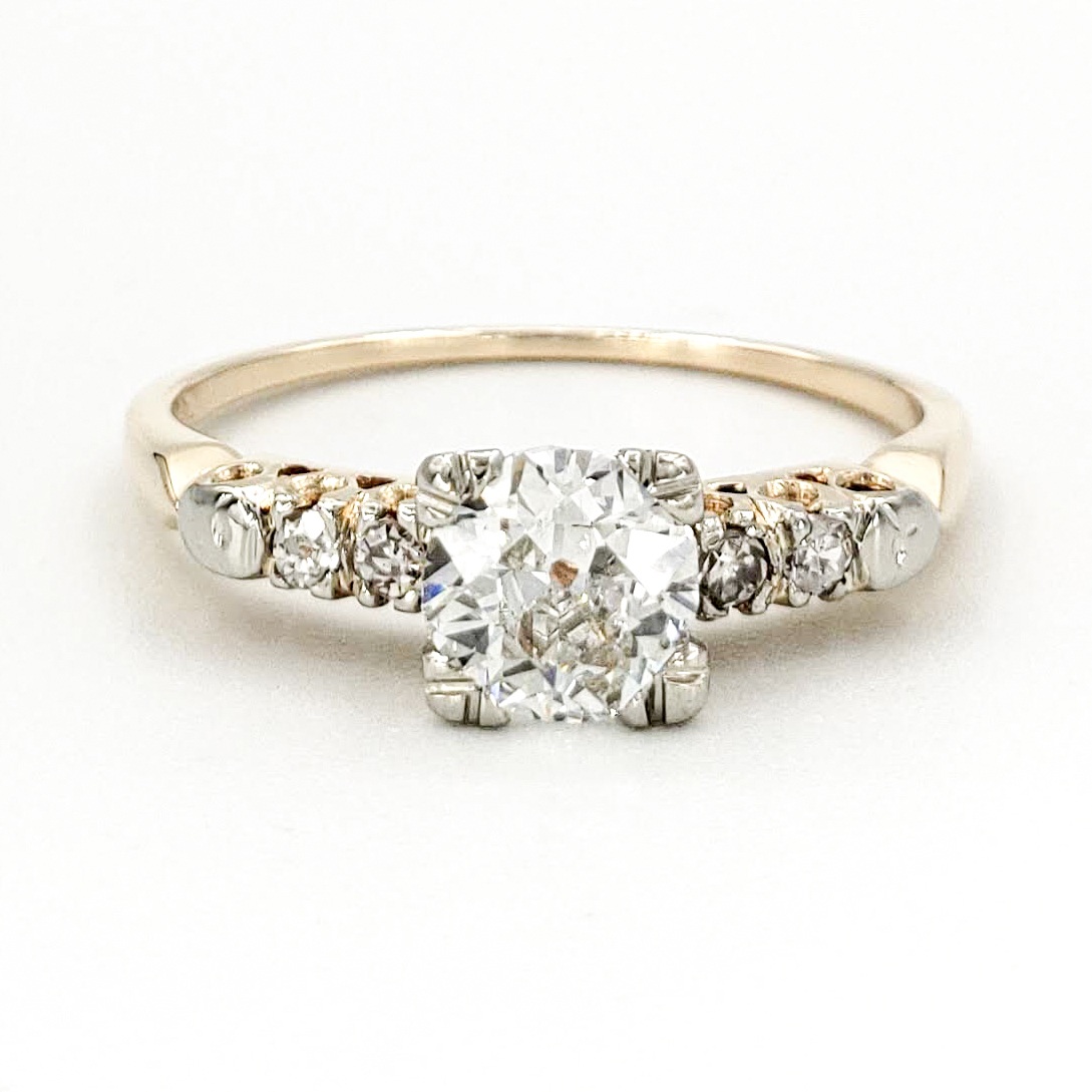 vintage-14-karat-gold-engagement-ring-with-0-49-carat-old-european-cut-diamond-egl-e-si1