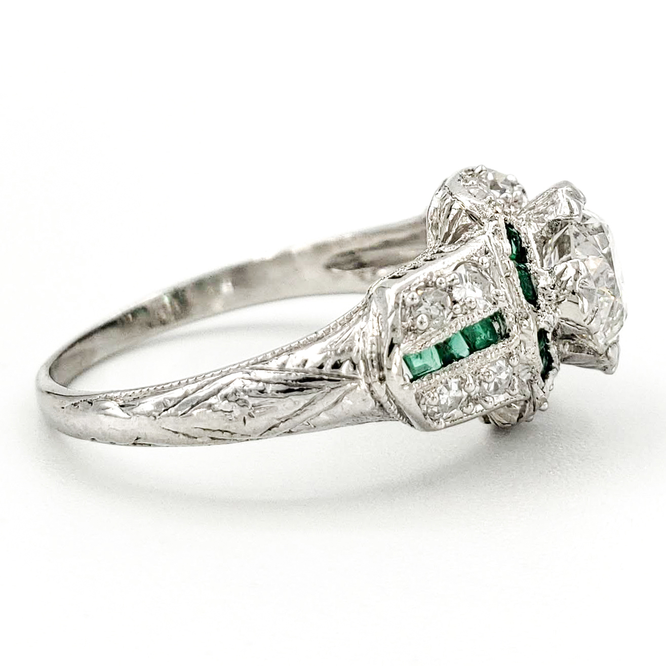 vintage-platinum-engagement-ring-with-0-75-carat-old-european-cut-diamond-egl-e-si1