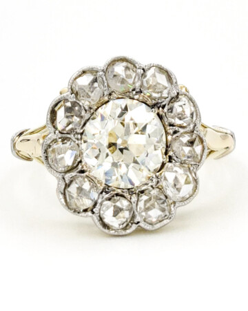 vintage-18-karat-gold-engagement-ring-with-1-18-carat-old-european-cut-diamond-egl-k-vs2