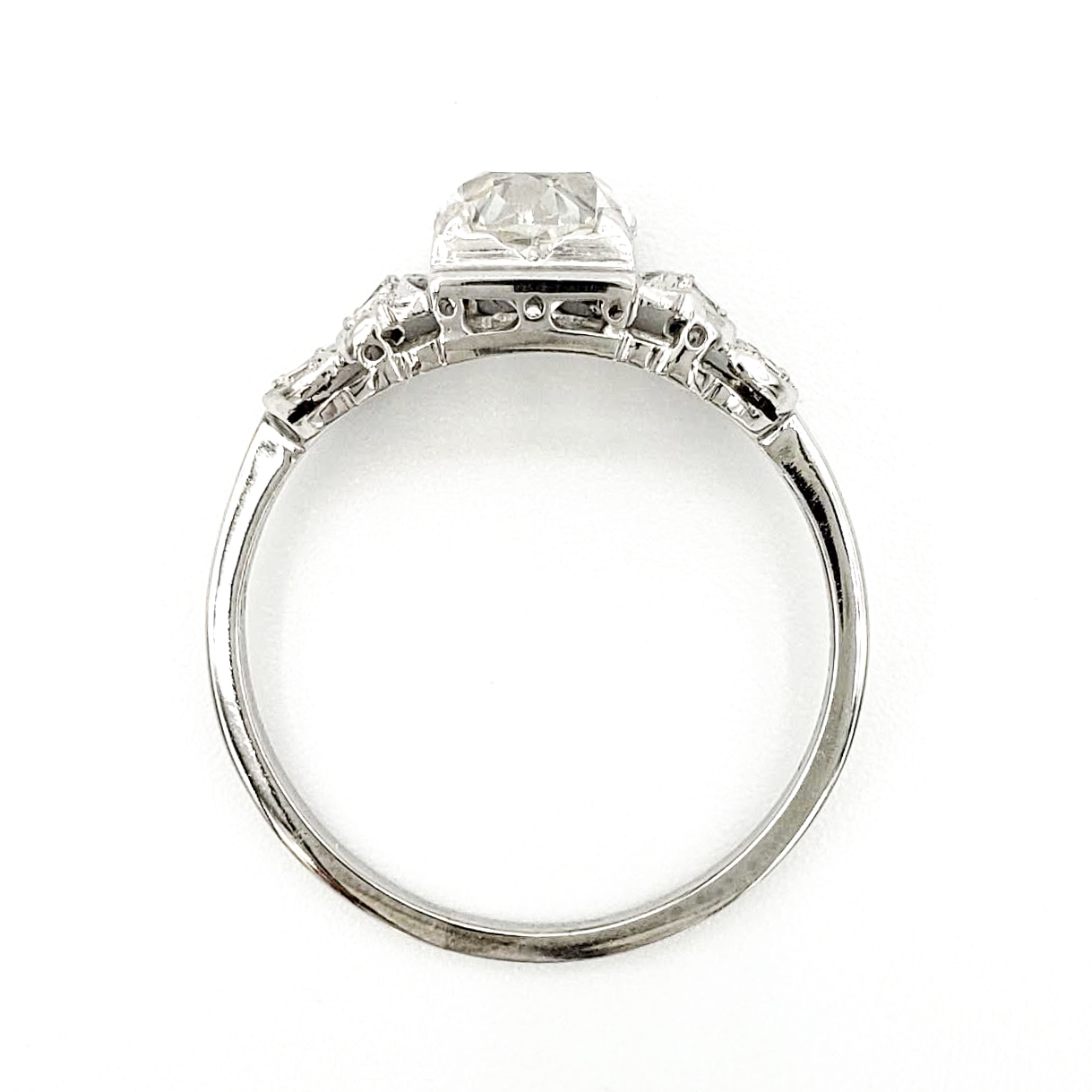 vintage-platinum-engagement-ring-with-1-01-carat-old-european-cut-diamond-egl-h-si1