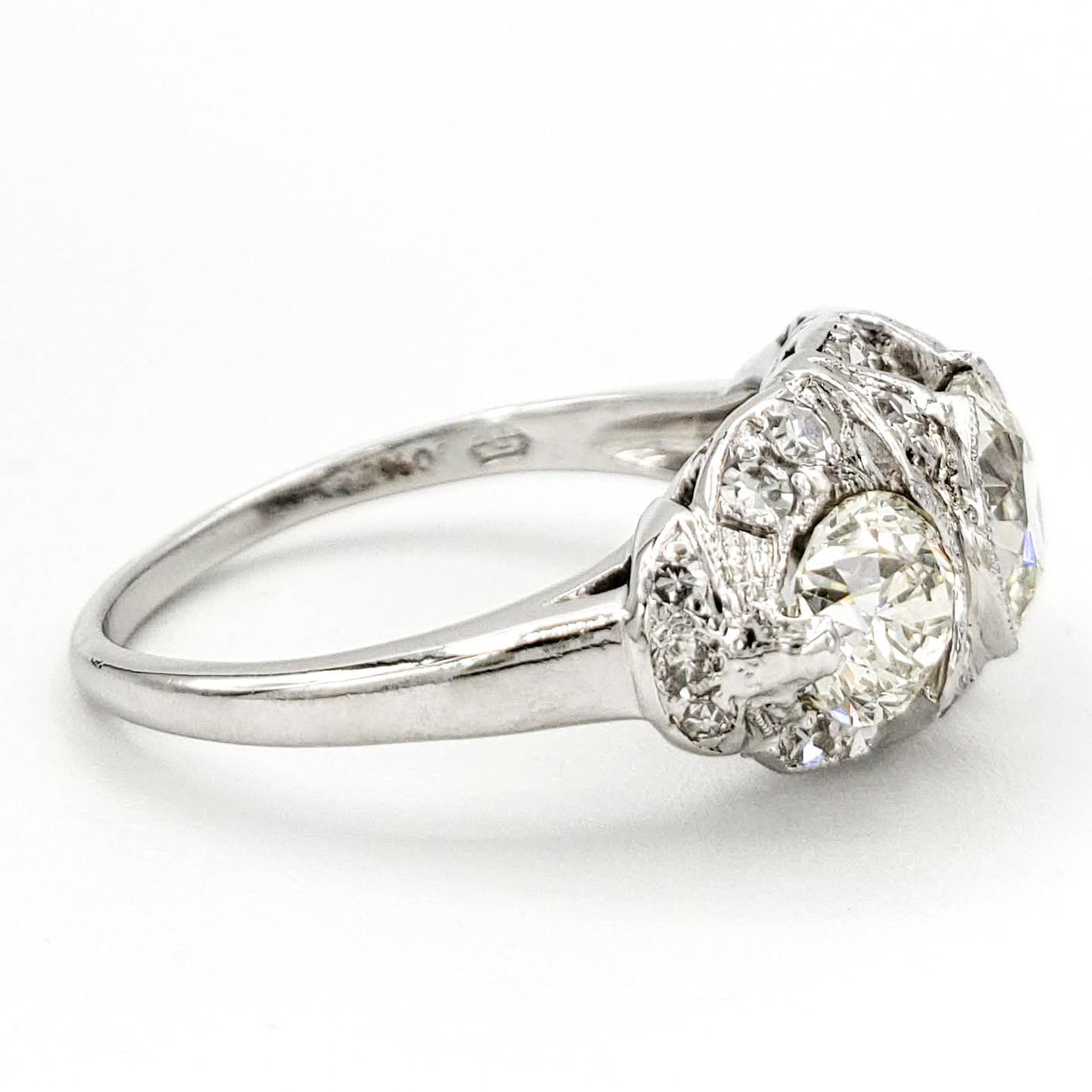 vintage-platinum-engagement-ring-with-1-01-carat-old-european-cut-diamond-egl-j-si1