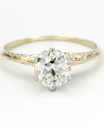 vintage-14-karat-gold-engagement-ring-with-0-71-carat-old-european-cut-diamond-gia-j-si2