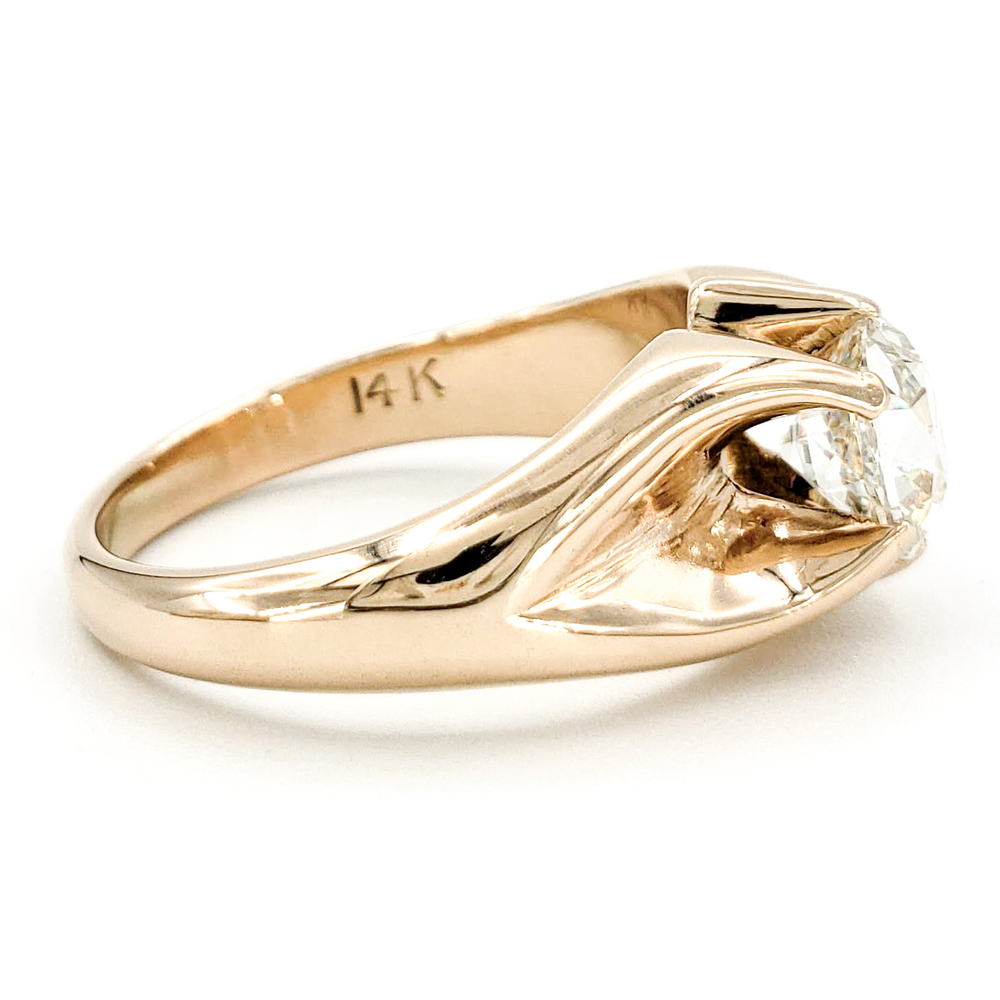 vintage-14-karat-gold-engagement-ring-with-1-13-carat-old-mine-cut-diamond-egl-g-si2
