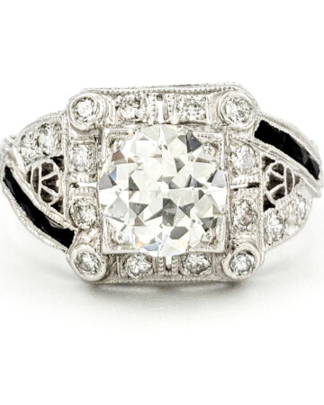 vintage-platinum-engagement-ring-with-0-85-carat-old-european-cut-diamond-egl-h-vs2