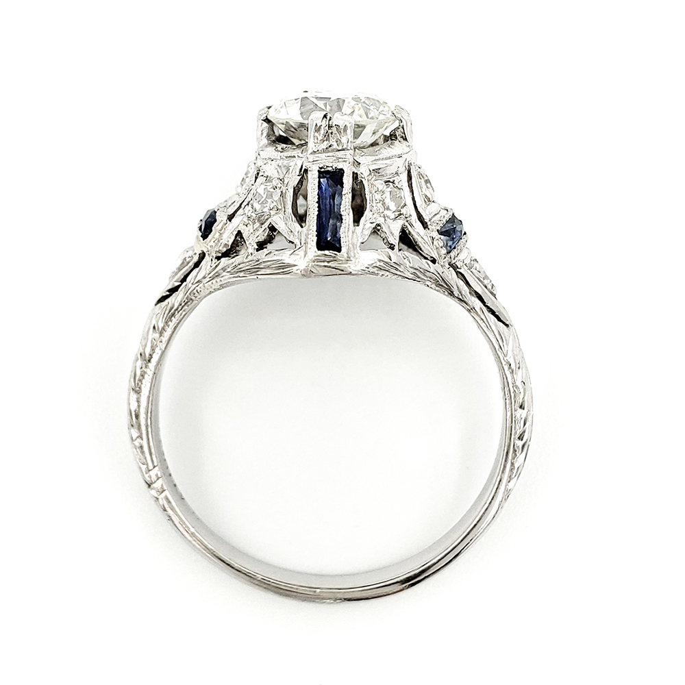 vintage-platinum-engagement-ring-with-0-93-carat-old-european-cut-diamond-egl-h-vs1-2