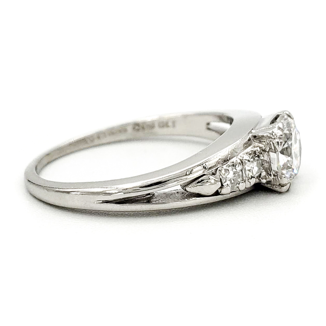 vintage-platinum-engagement-ring-with-0-67-carat-old-european-cut-diamond-egl-f-vs1